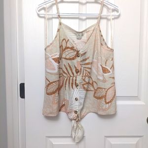 Tropical Tank Top by Paper Crane